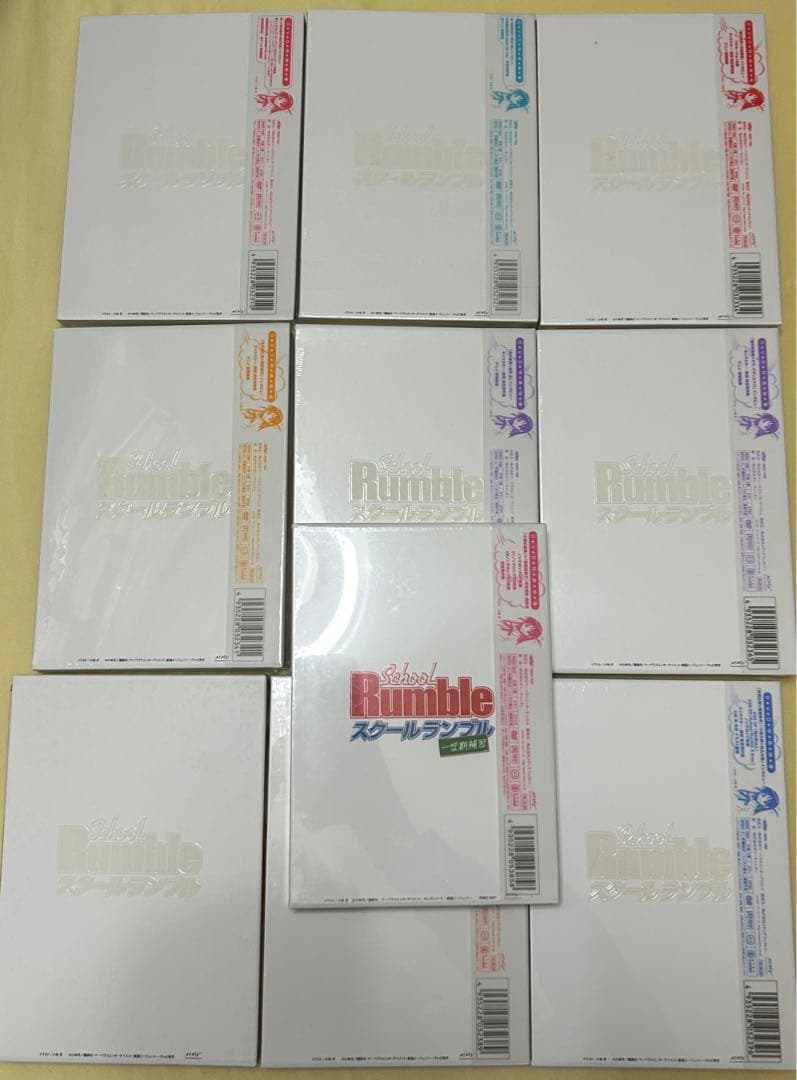 スクールランブル DVD ９巻＋OVAセットまとめ売り　未開封含