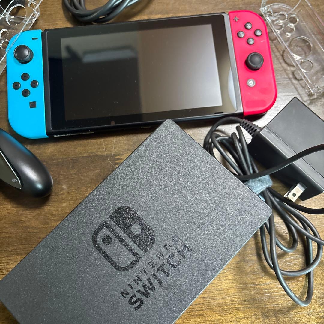 Nintendo Switch 本体 青/赤 充実付属品