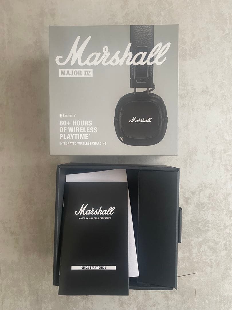 Marshall ワイヤレスヘッドホン ブラック