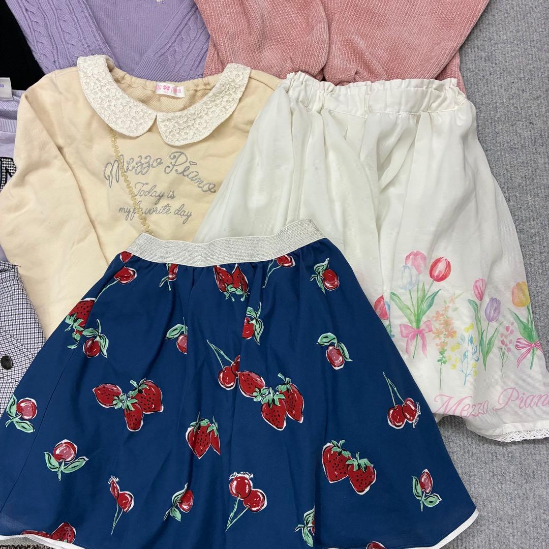 メゾピアノ　アナスイミニ　ケートスペード　子供服　女の子　まとめ売り　18点