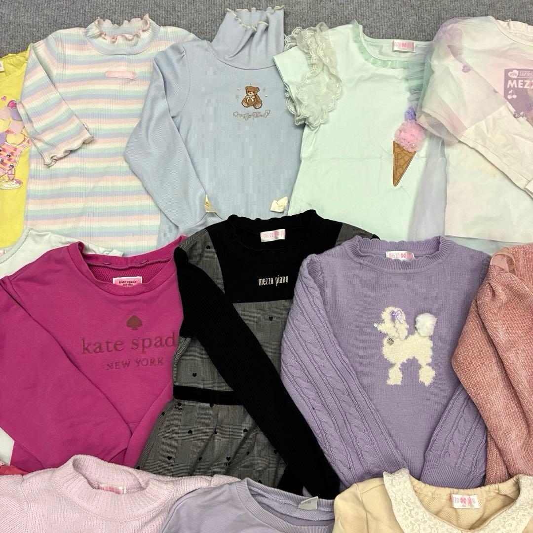 メゾピアノ　アナスイミニ　ケートスペード　子供服　女の子　まとめ売り　18点