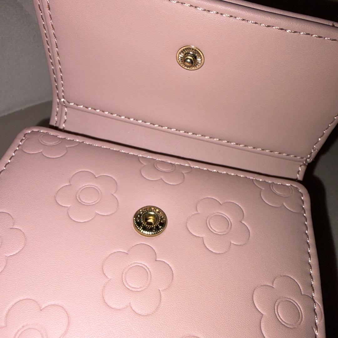 Mary Quant 花柄 三つ折り財布 マリクワ