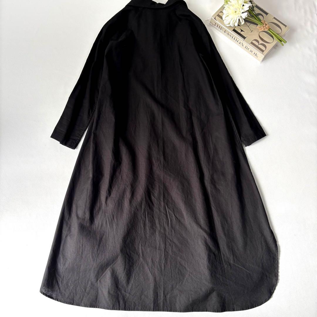 【美品】ワイズ BORN PRODUCT シャツワンピース コート ブラック 2
