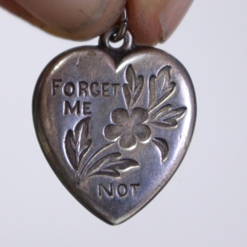 40s　スウィートハートジュエリー　WW2　forget me　not 勿忘草
