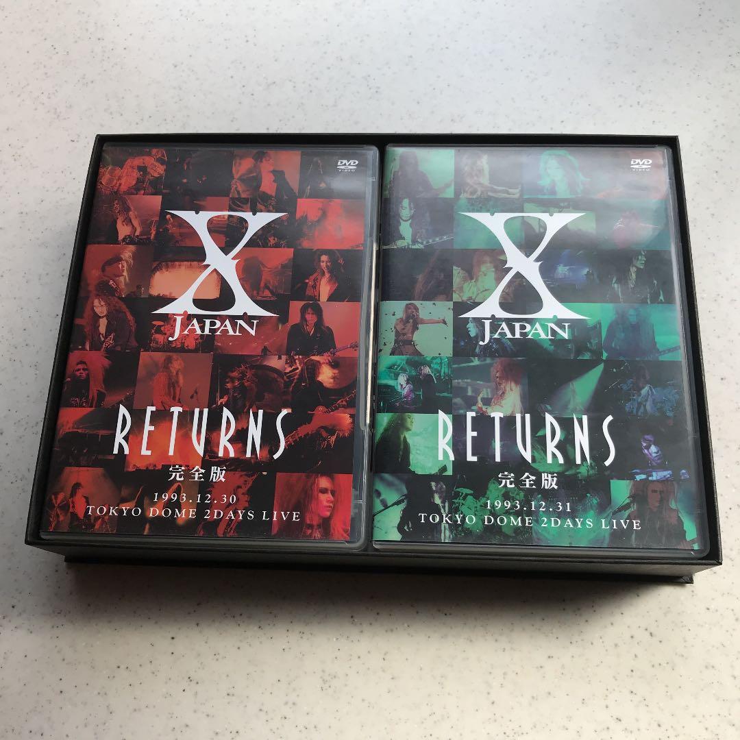 X JAPAN/X JAPAN RETURNS 完全版 DVD-BOX