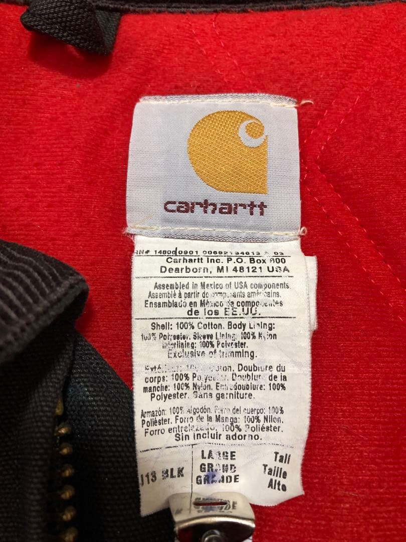 美品Carhartt カーハート　サンタフェジャケット　L ブラック 13BLK