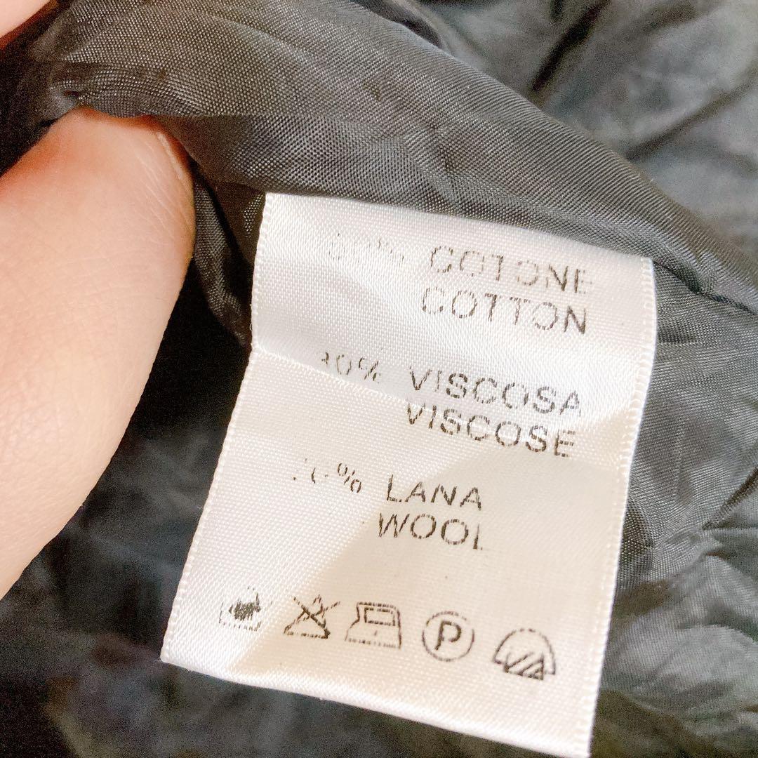 1点物✨IDENTITA 【XL/XXL】多色使い ロングコート　個性的　派手柄