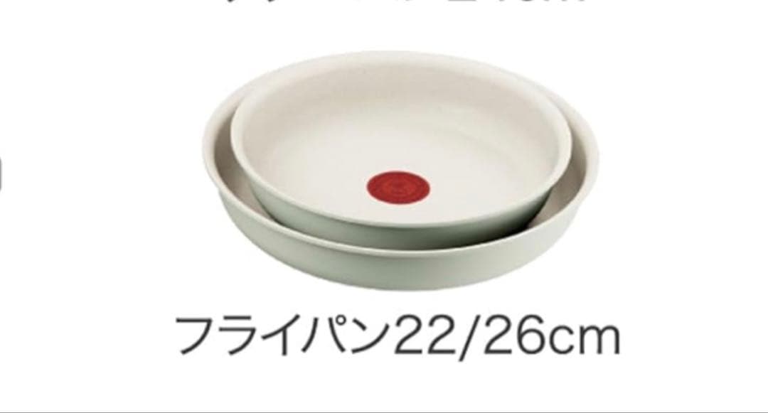 特価新発売おしゃれ新品　ティファール　IHミントグリーン　フライパン　2点