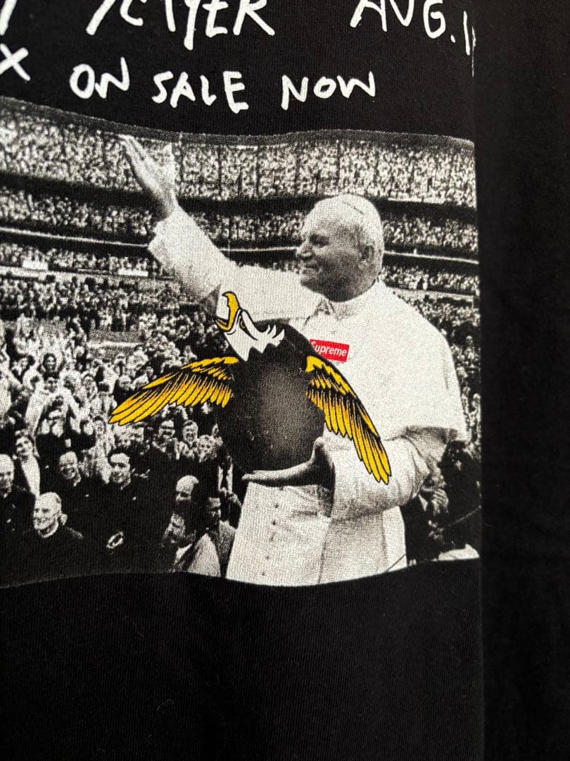 Supreme アンタイヒーロー Tシャツ Lサイズ 教皇 コラボ