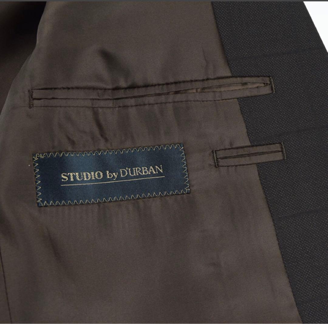 ◆STUDIO by D'URBAN ダーバン◆秋冬 シルク混 茶/A6