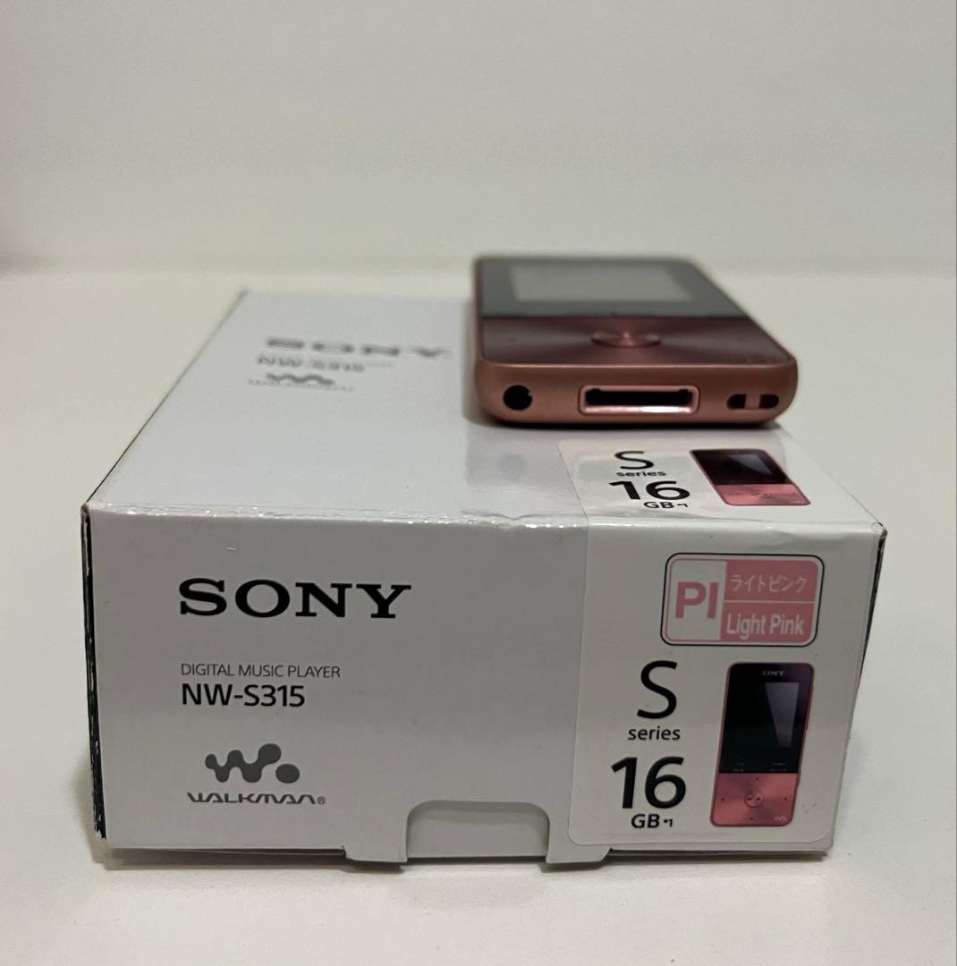 SONY ウォークマン Sシリーズ メモリータイプ NW-S315 ライトピンク