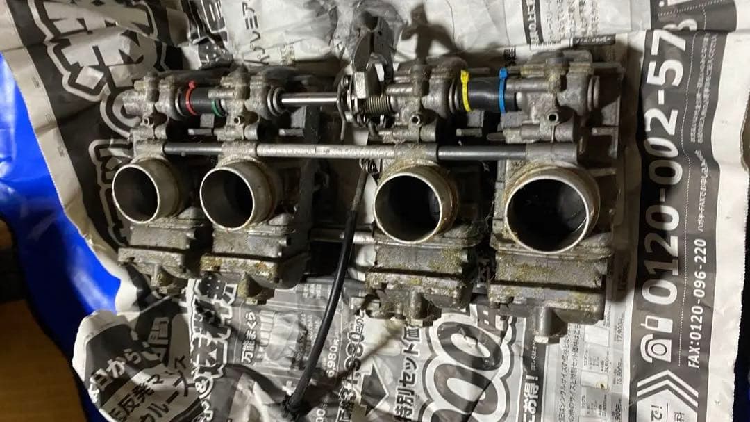 shikama6 要OHベースKEIHIN FCR4連ファンネル付ジャンク