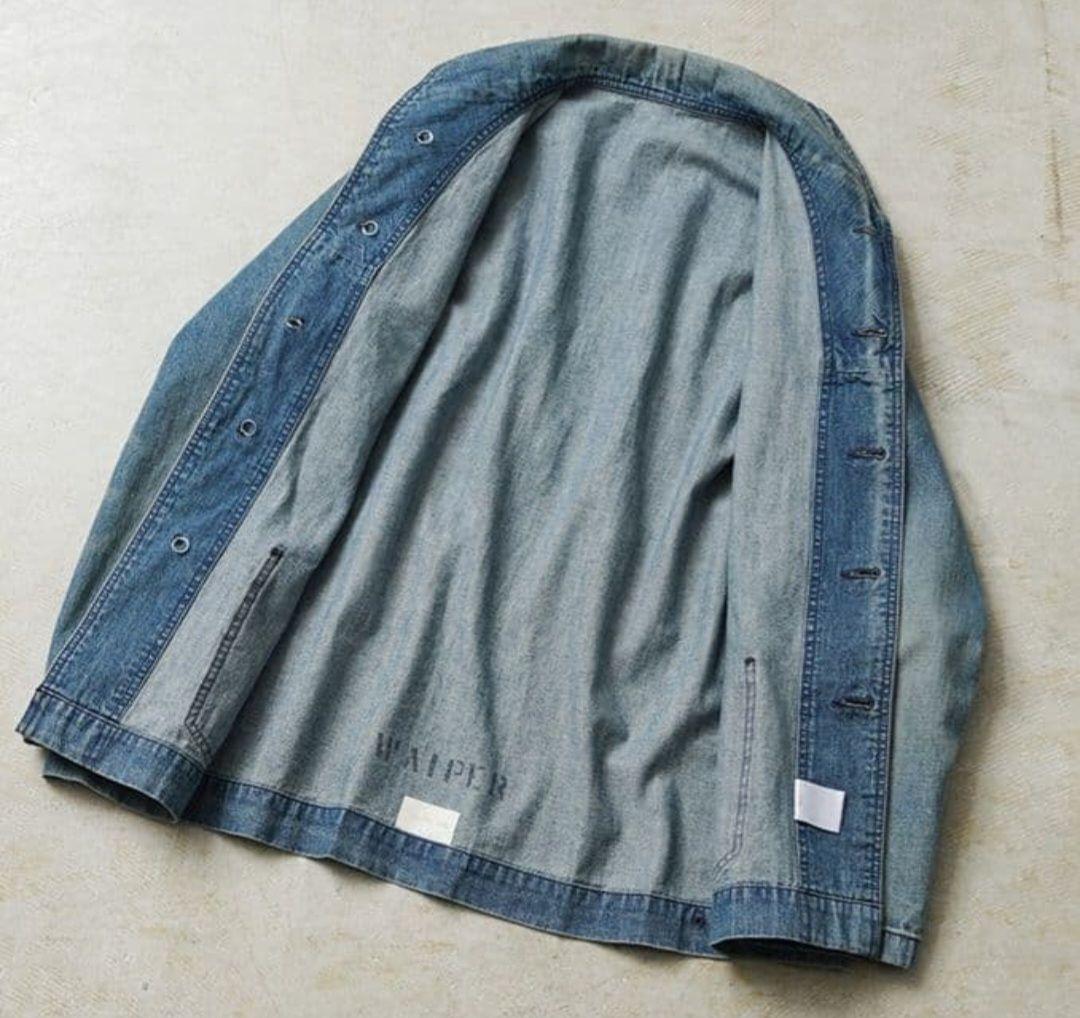 nabennuWAIPER M-43 デニム ショールカラージャケット