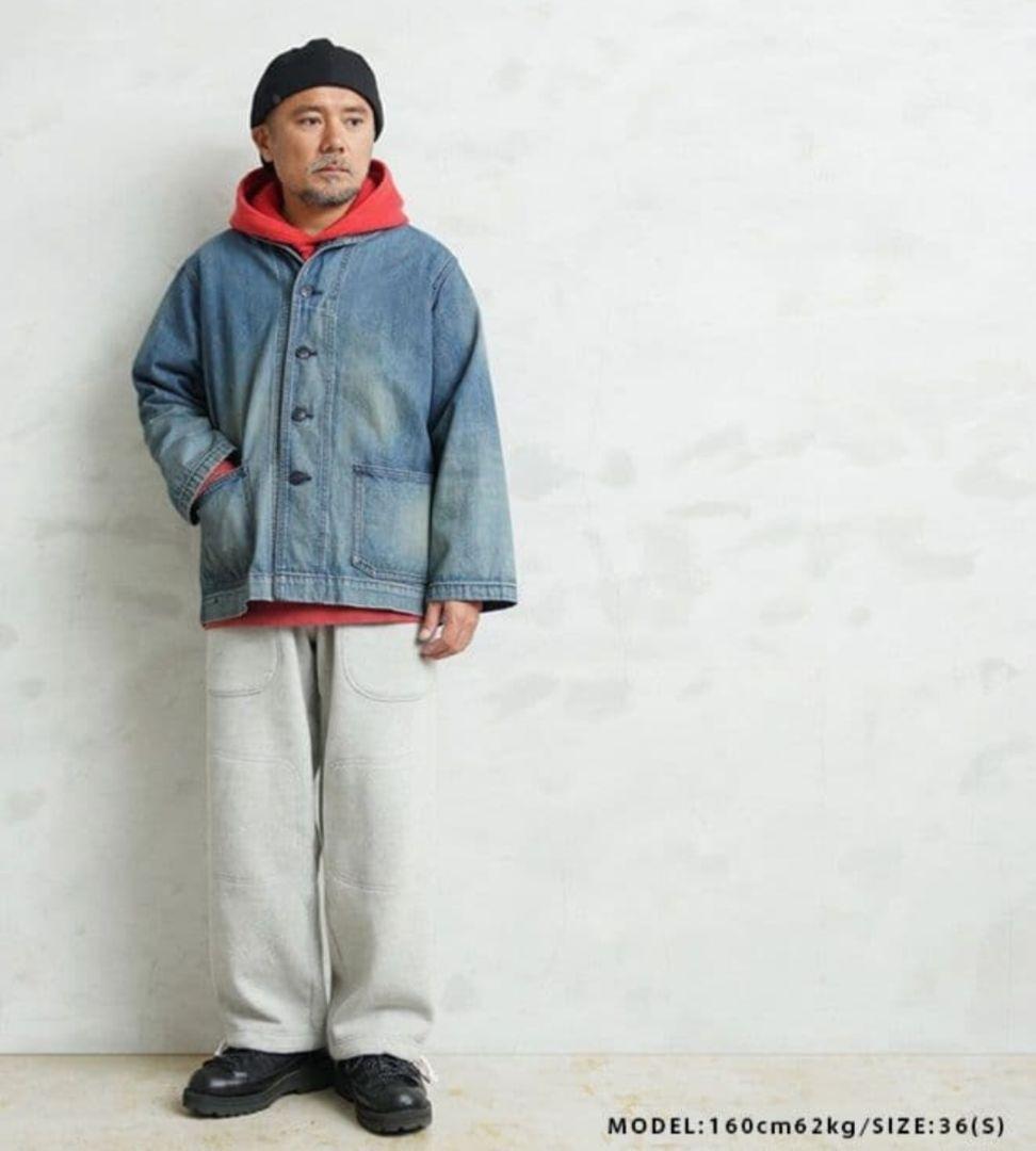 nabennuWAIPER M-43 デニム ショールカラージャケット