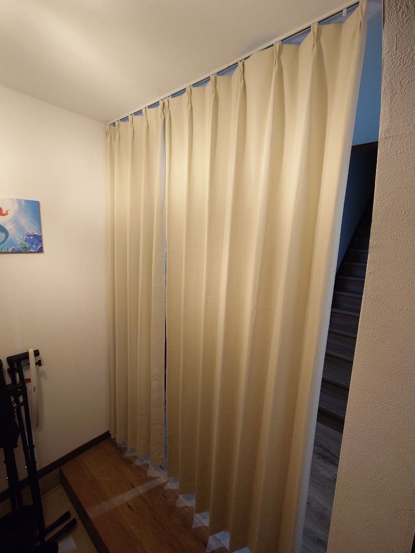カーテンくれない 1級 遮光カーテン 日本製 幅100×丈230cm×2枚