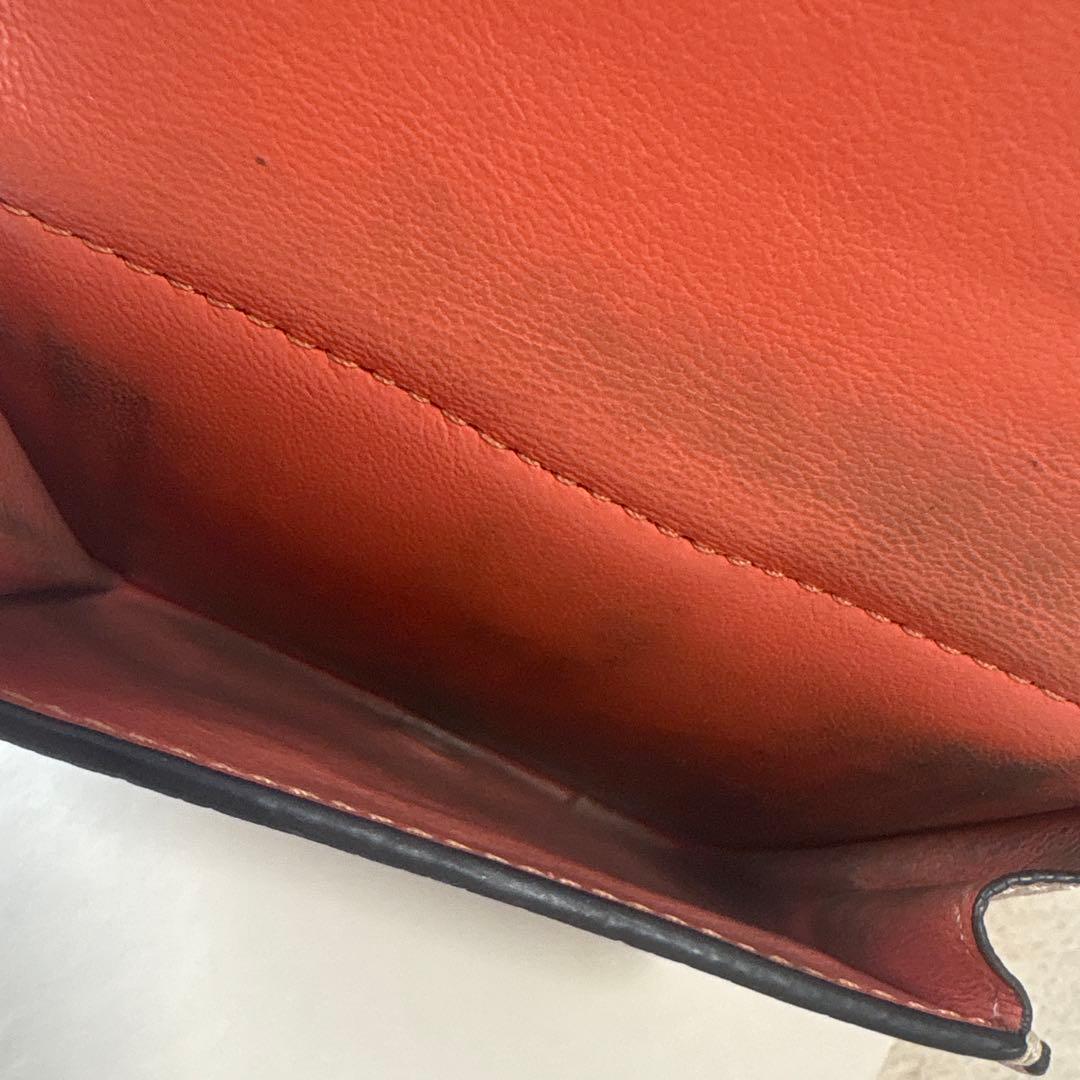 LOEWE トライフォールドウォレット　三つ折り財布　ライトオーツハニー