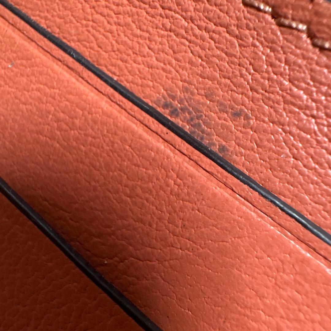 LOEWE トライフォールドウォレット　三つ折り財布　ライトオーツハニー