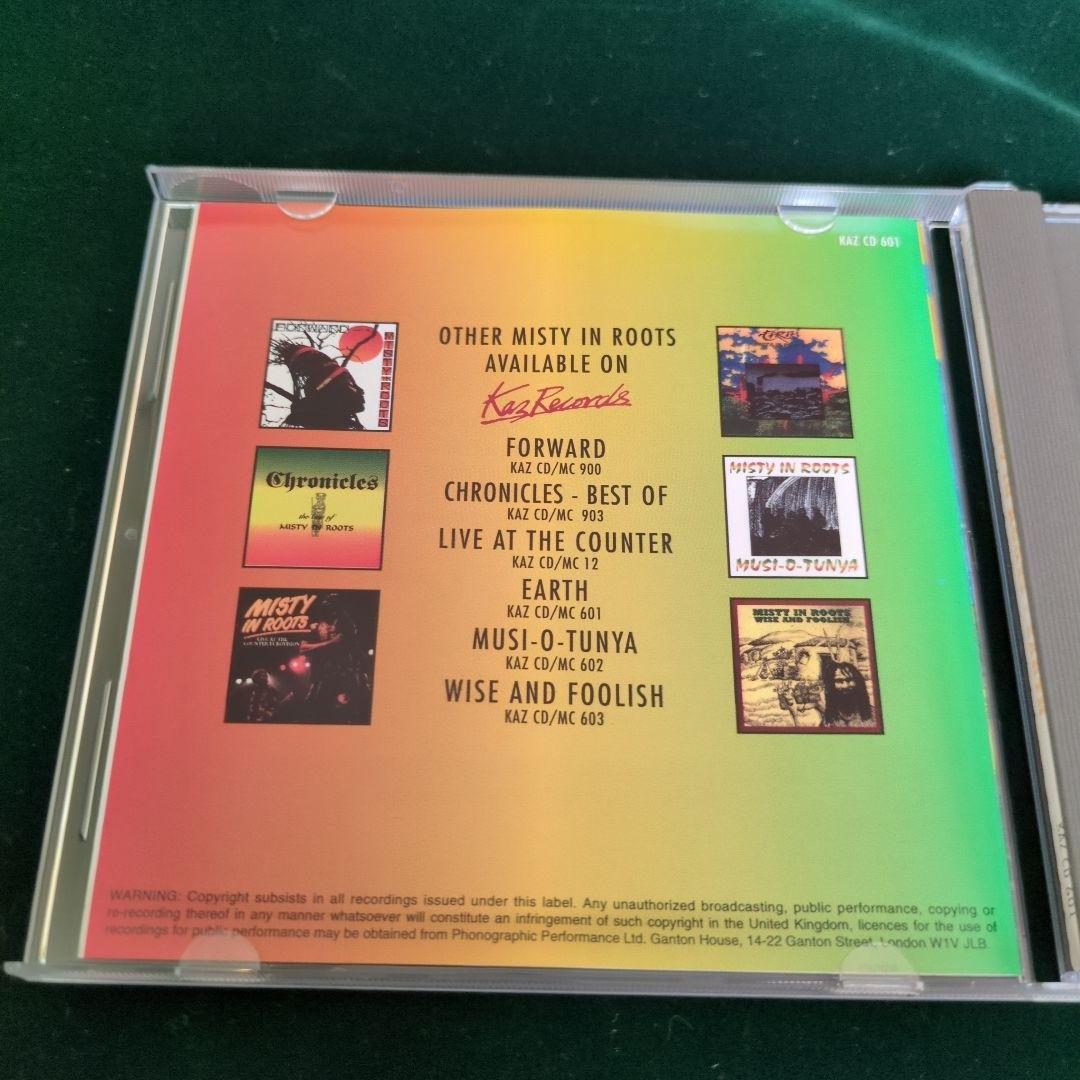洋楽 Misty In Roots Earth CD