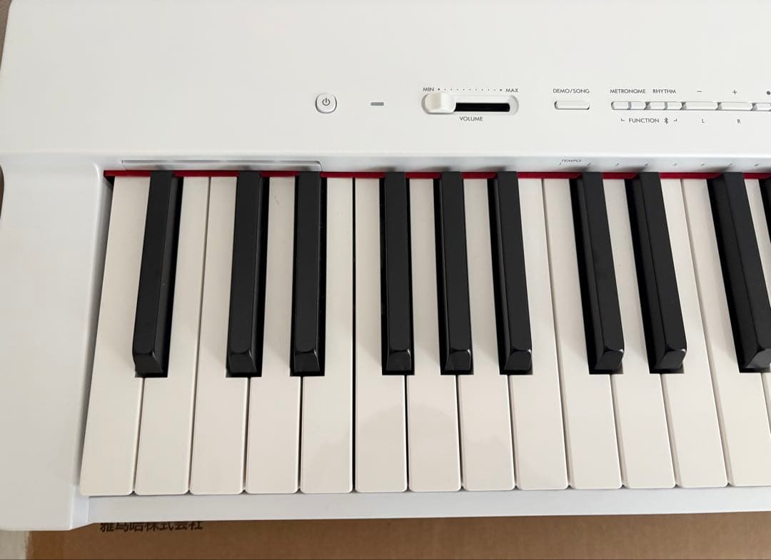 ヤマハ 電子ピアノ P-225WH Pシリーズ 88鍵盤