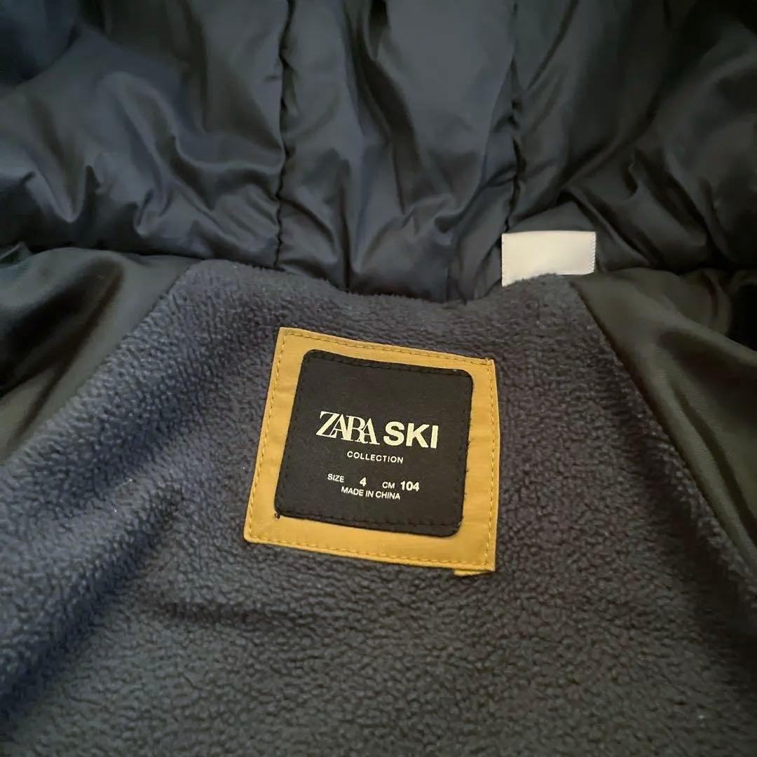 ZARA キッズスキーウェア イエロー/グレー　104cm 美品 3-4歳