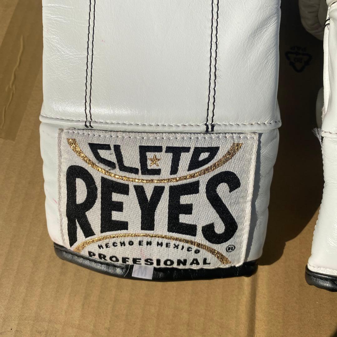 CLETO REYES プロフェッショナル ボクシンググローブ ホワイト 美品Ｍ