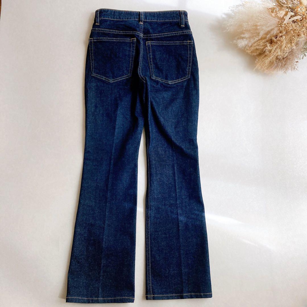 【美品】アルページュストーリー定価2.2万 ハイパワーストレッチセミフレアデニム