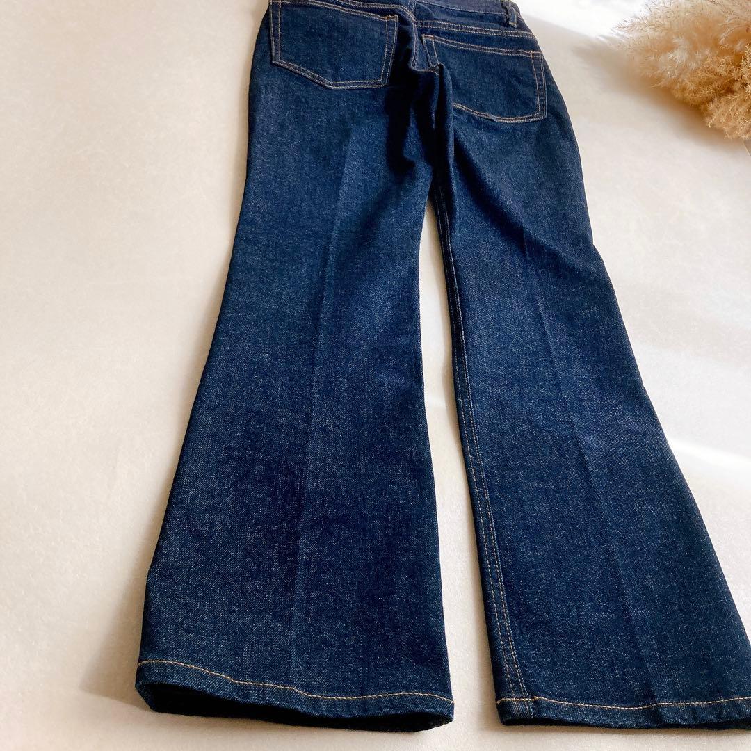 【美品】アルページュストーリー定価2.2万 ハイパワーストレッチセミフレアデニム
