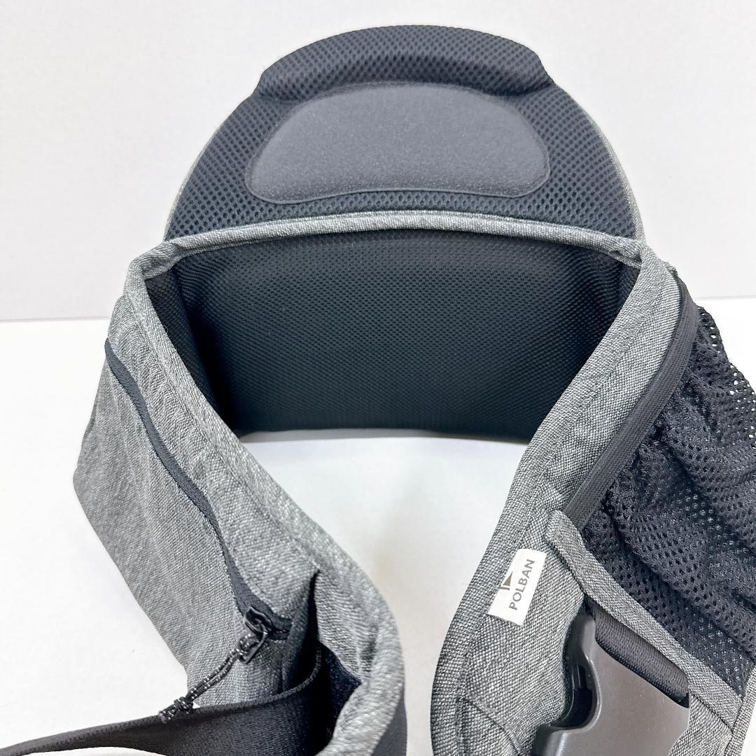 【極美品】POLBAN ADVANCE ヒップシート メランジグレー