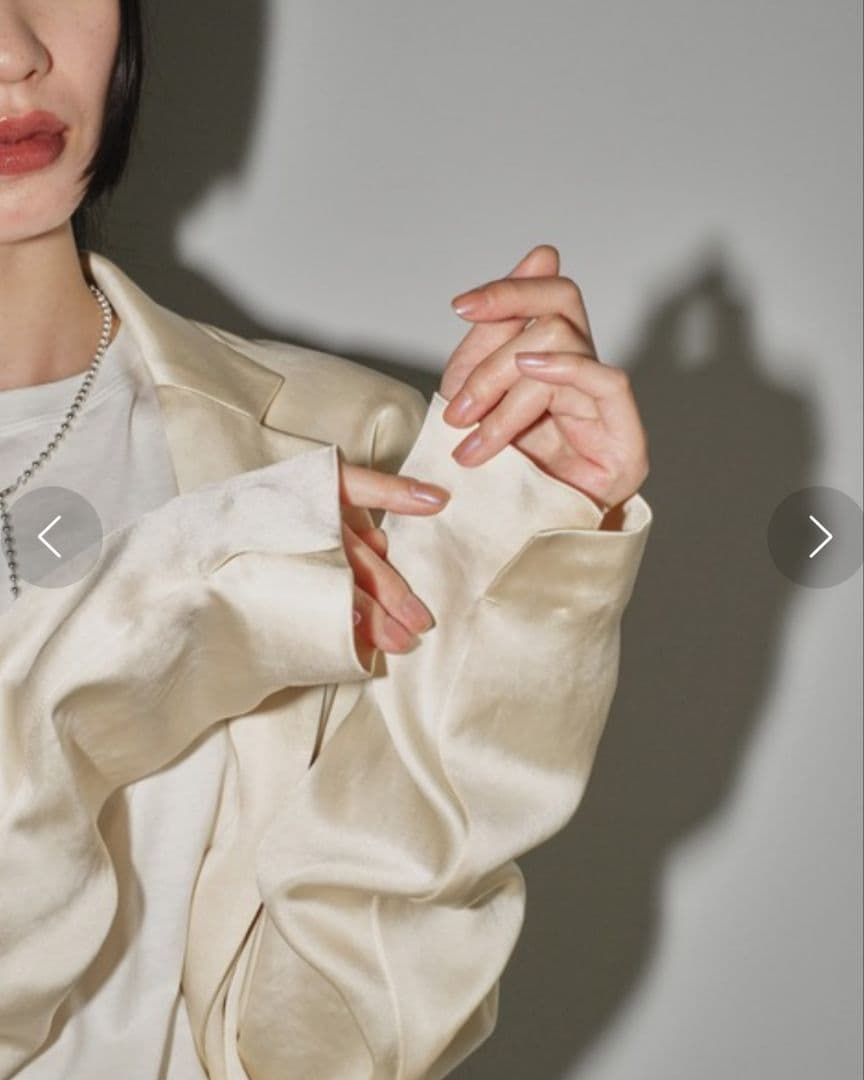 トゥデイフル TODAYFUL Satin Over Jacket クリーニング