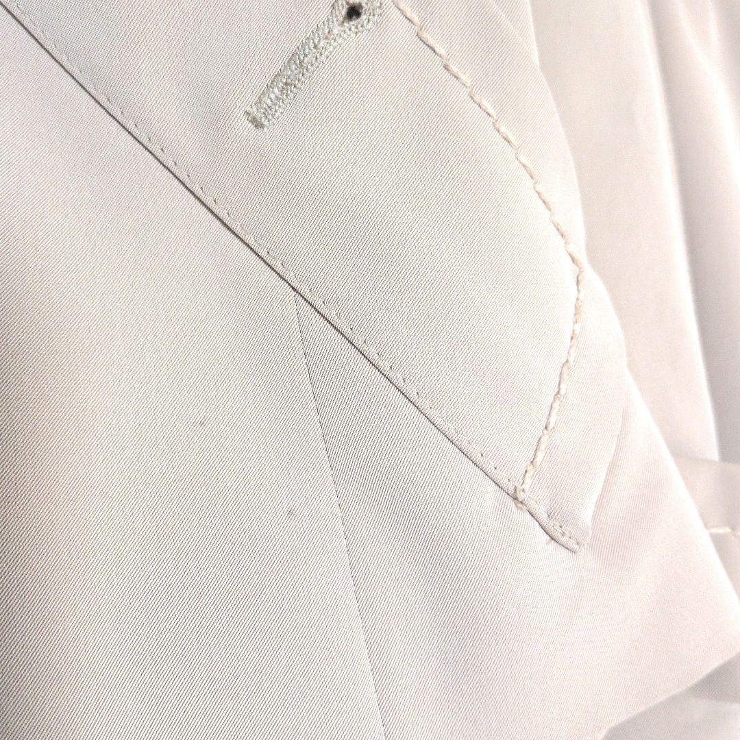 Max Mara マックスマーラ ショート丈 スプリングコート とろみ素材 ロゴ