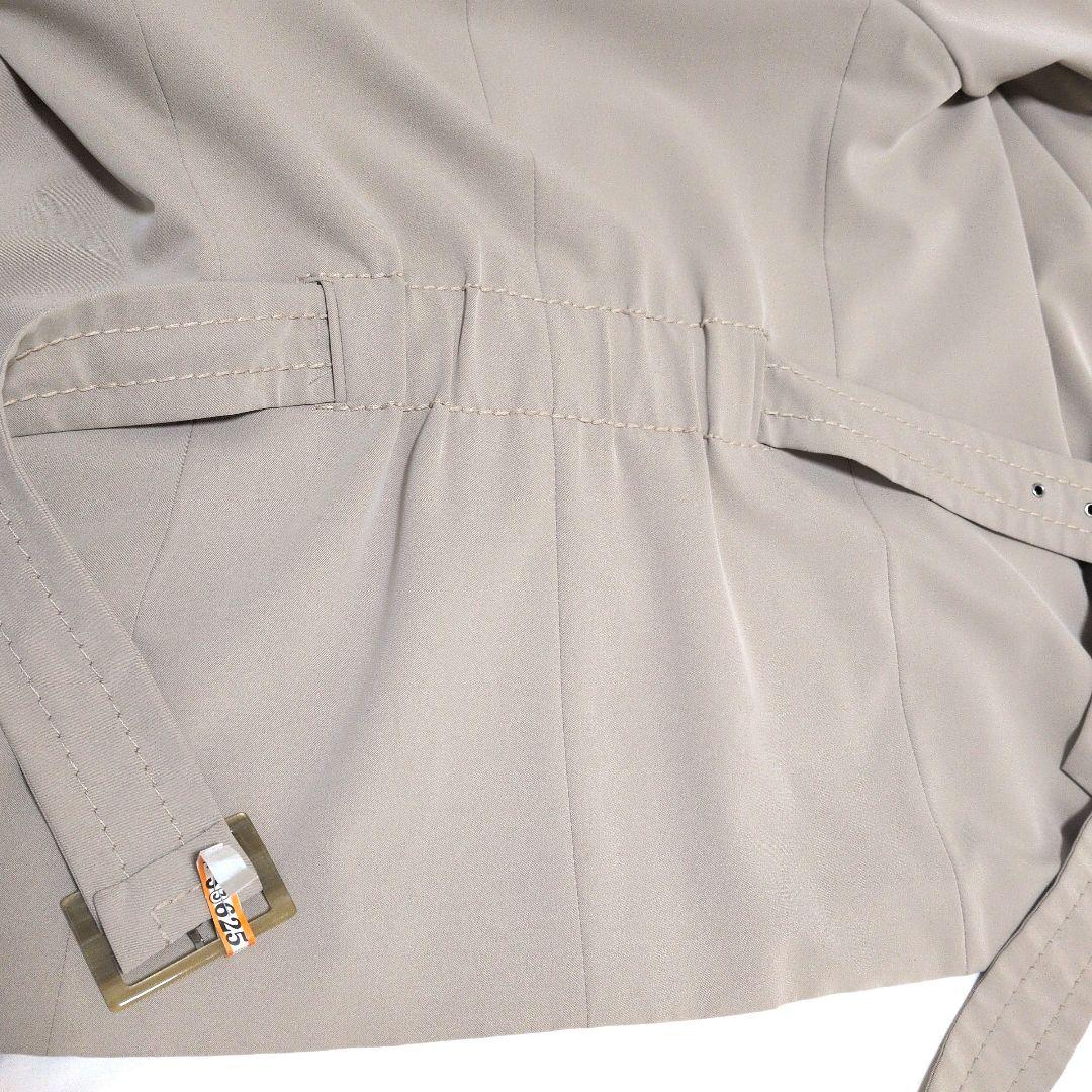 Max Mara マックスマーラ ショート丈 スプリングコート とろみ素材 ロゴ