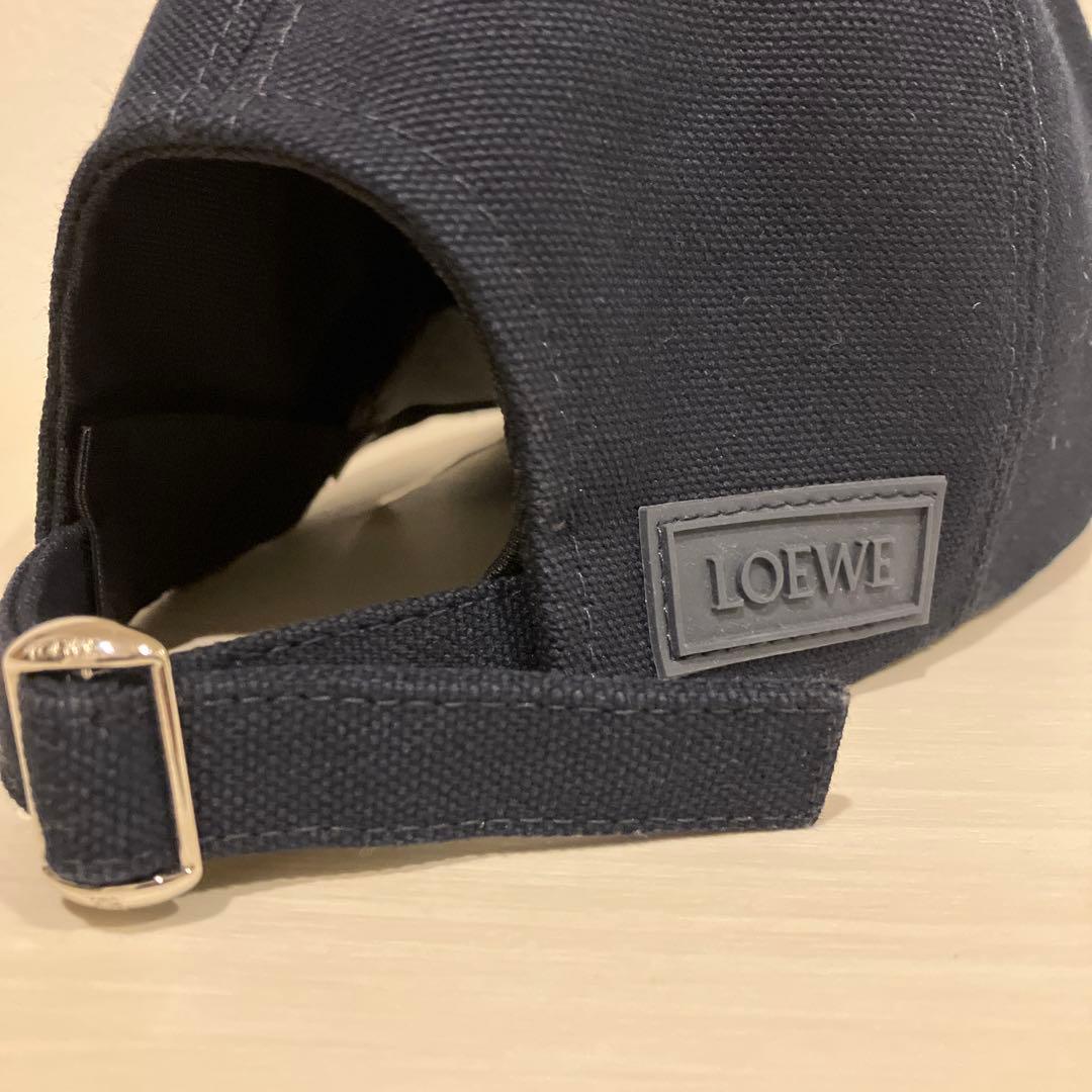 【美品】LOEWE ネイビー キャップ