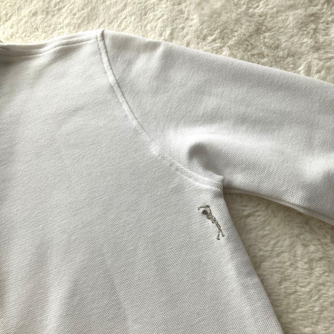 【美品】MARK&LONA ポロシャツ 長袖 ゴルフウェア レディース