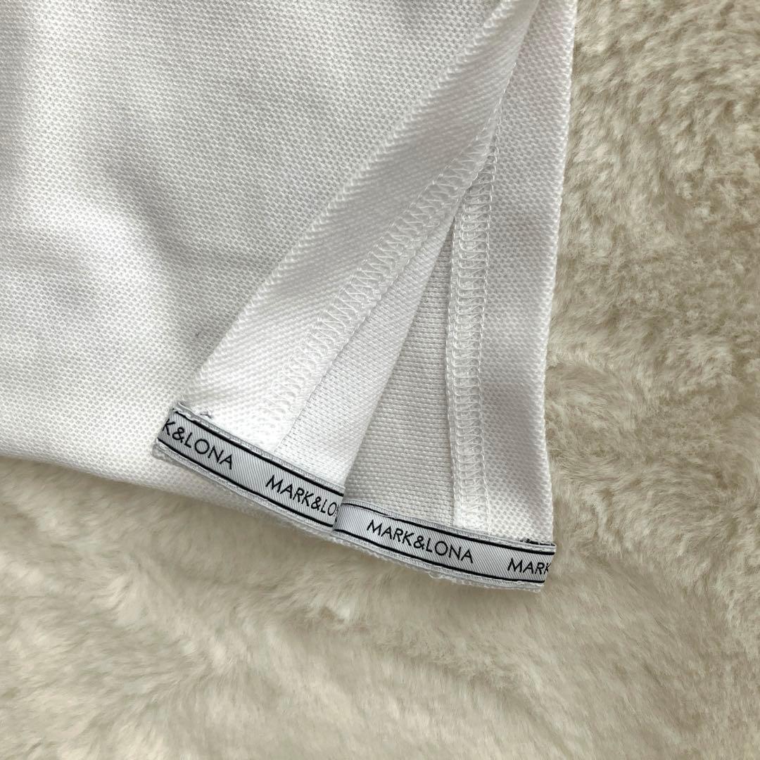 【美品】MARK&LONA ポロシャツ 長袖 ゴルフウェア レディース