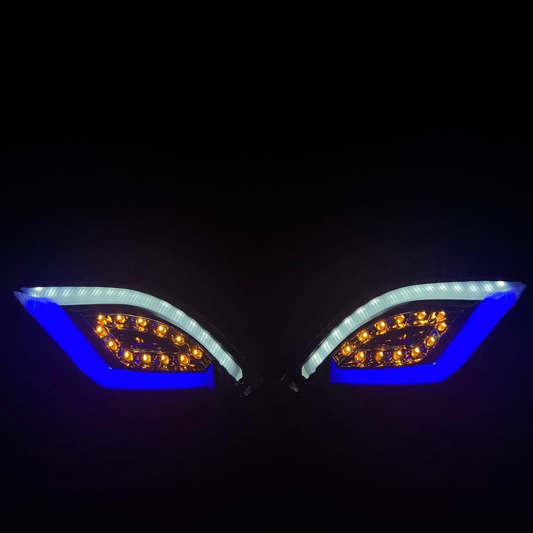 【配線加工済】シグナス3型 ウィンカー ブルー ドラゴンアイ