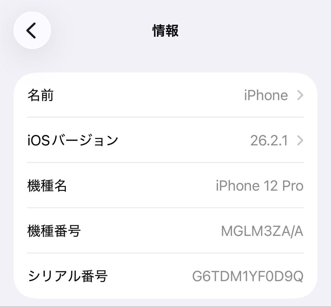【美品】【海外版】iPhone 12 Pro SIMフリー 512GB