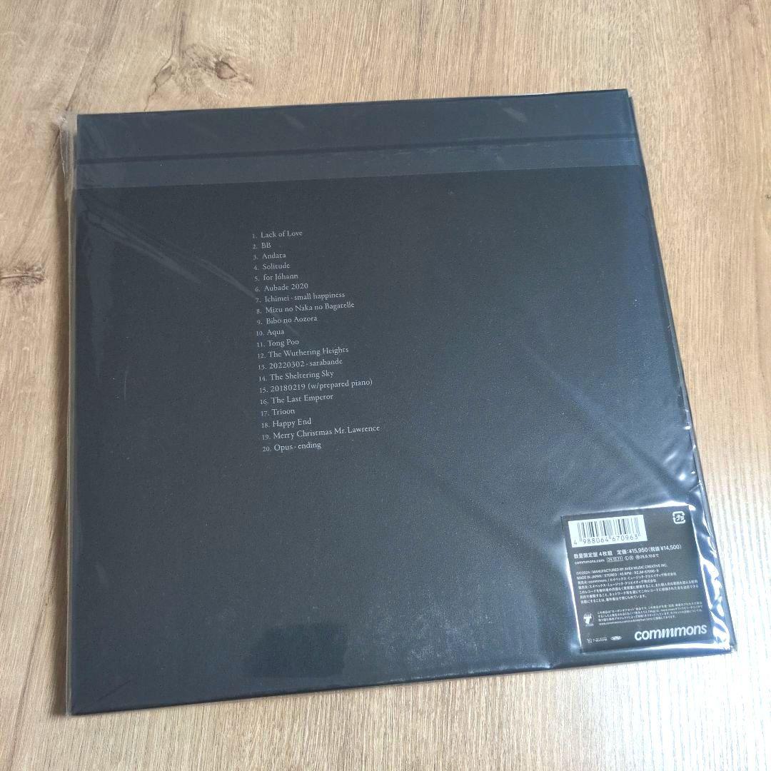 坂本龍一「Opus」〈数量限定盤（4LPレコード）〉