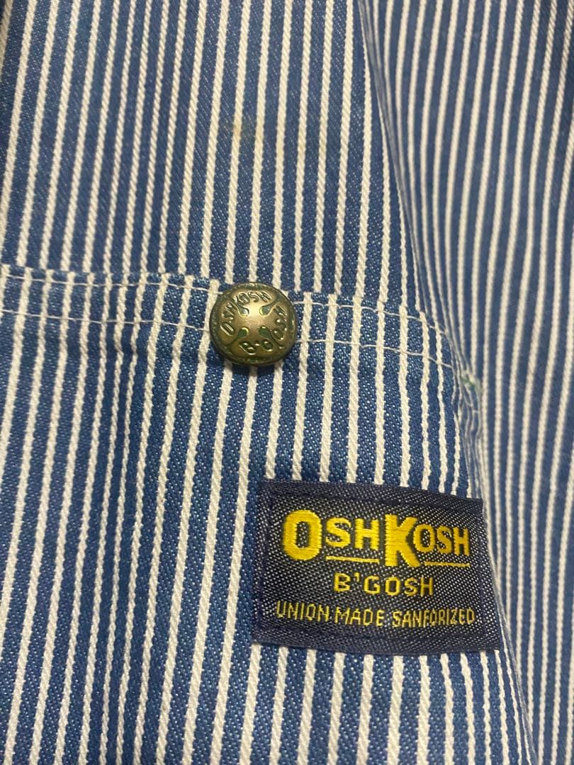 a*c様 OSHKOSH USA製 80s デニムカバーオール ヒッコリー