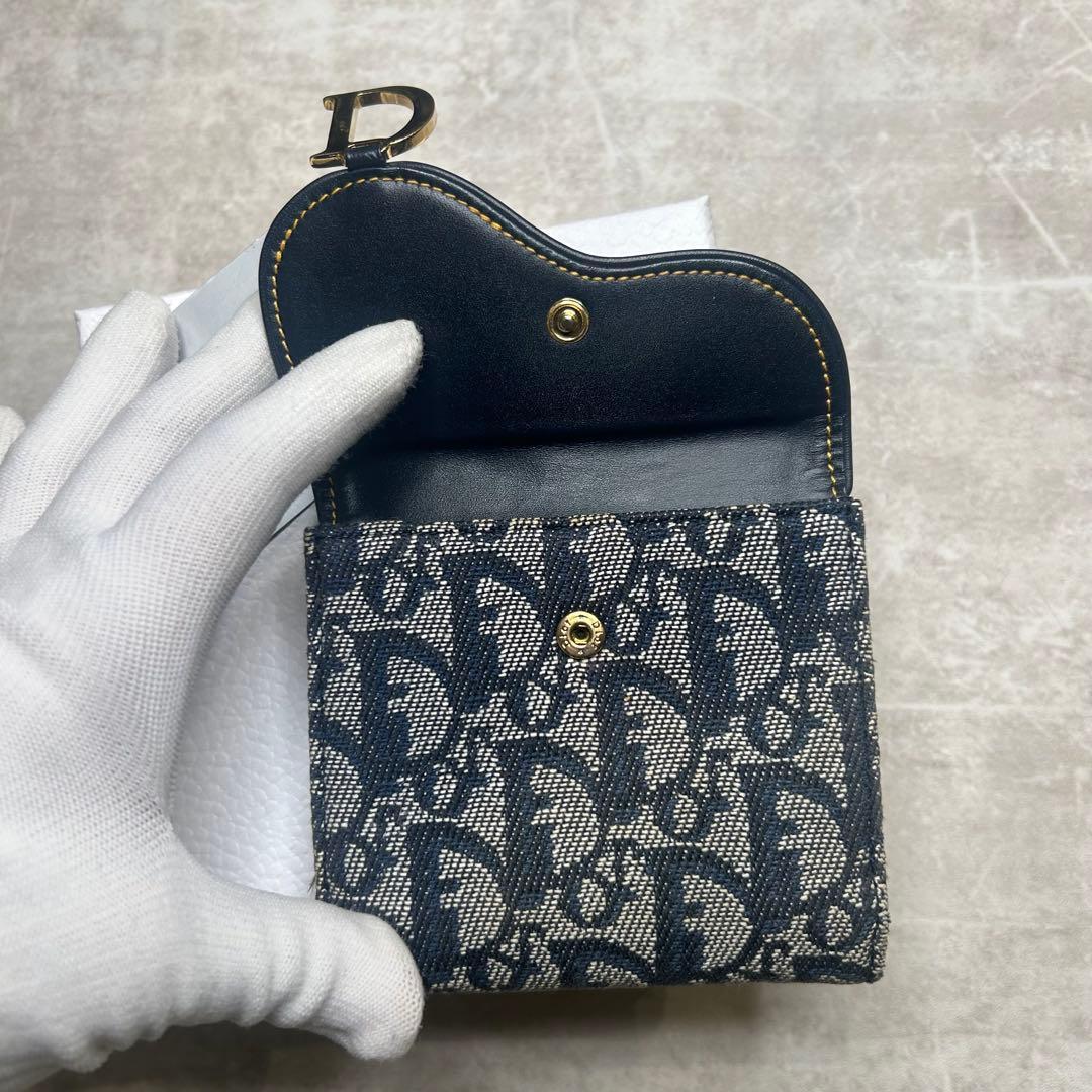 Dior クリスチャン ディオール サドル トロッター柄 箱、ショッパー付き