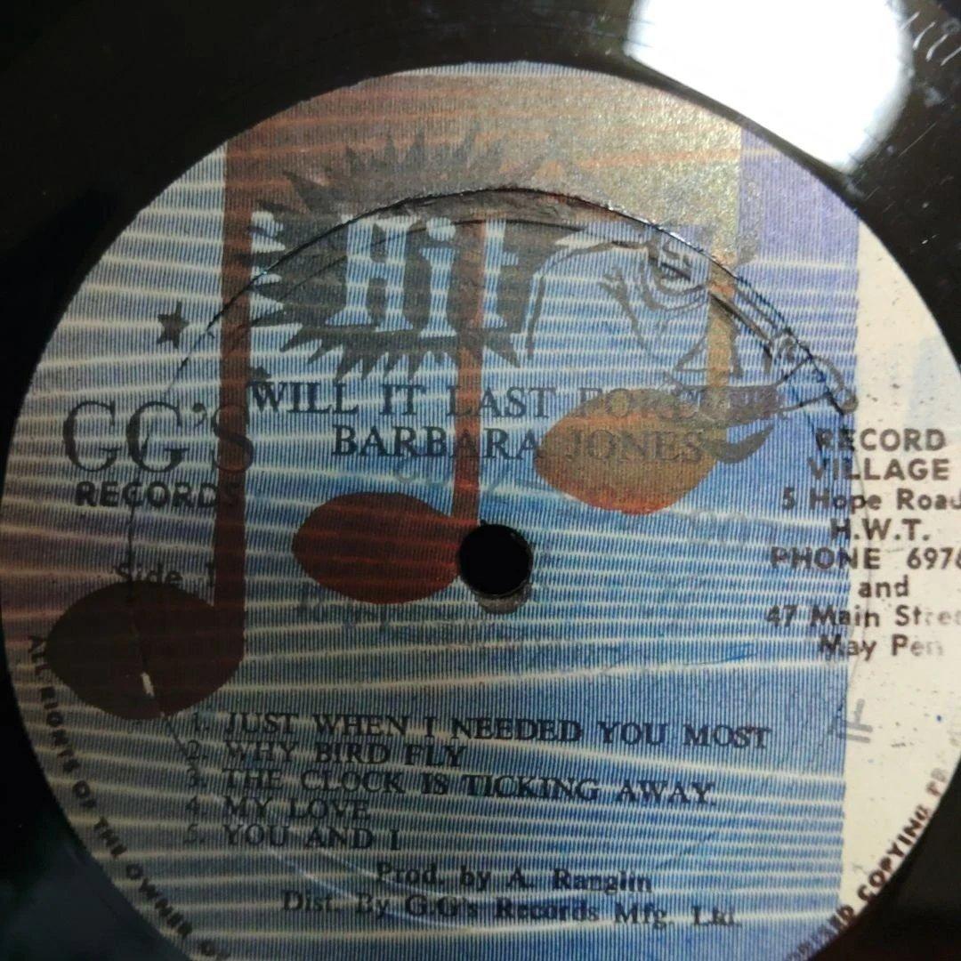 バーバラ・ジョーンズ Will It Last Forever