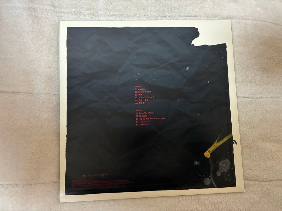 ［Alexandros］レコード　サイン入りTシャツ付き
