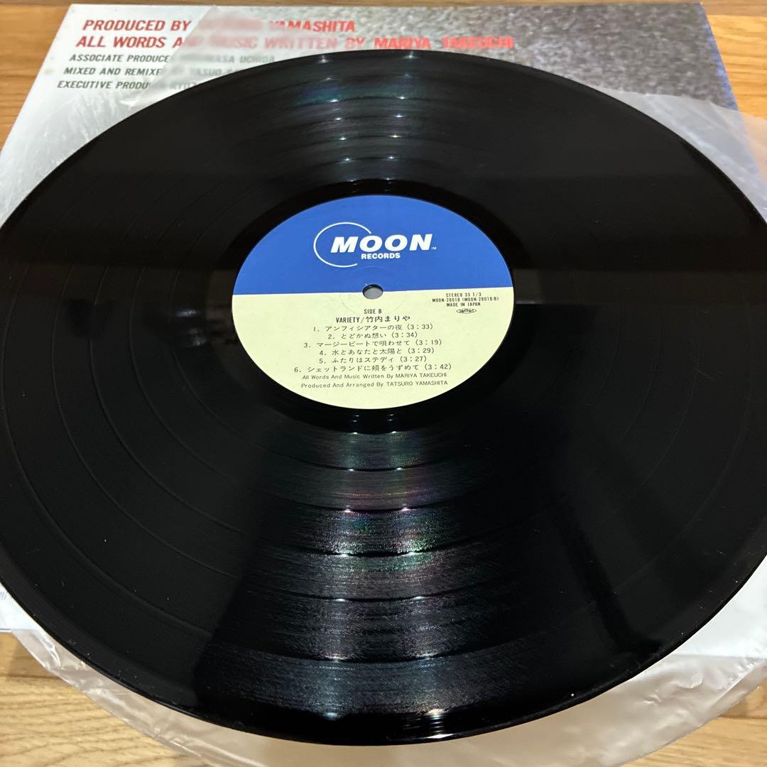 竹内まりや/ヴァラエティ　MOON 28018 レコード　当時物　1984年