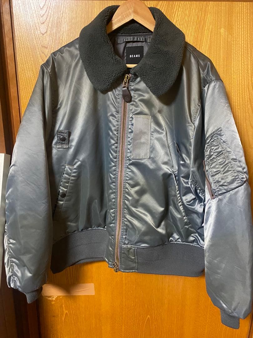 BEAMSワイドショートフィット B-15タイプ フライトジャケット