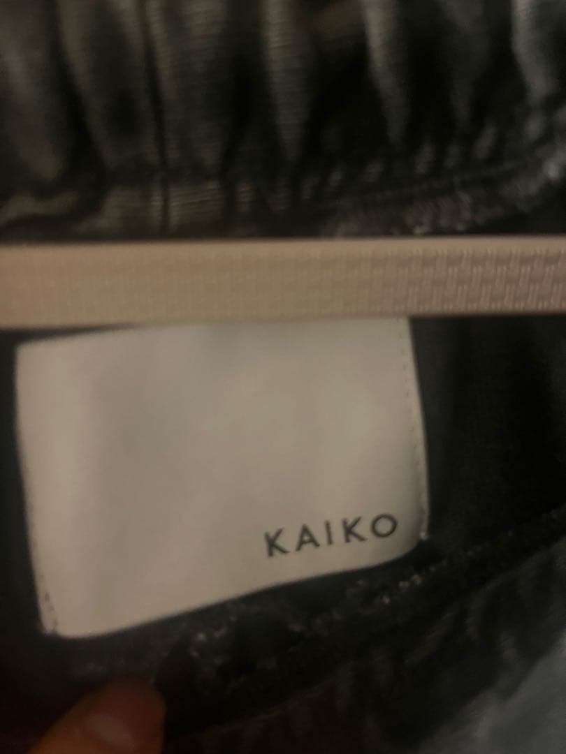 KAIKO スウェットパンツ ウォッシュブラック