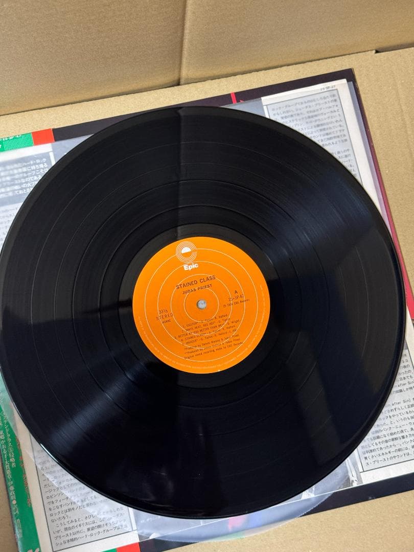 帯付き ＬＰレコード 中古 現状品 ステンドクラス ジューダスプリースト