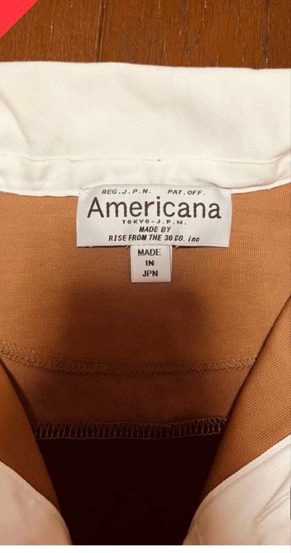 A……K Deuxieme Classe AMERICANA ラガーシャツ