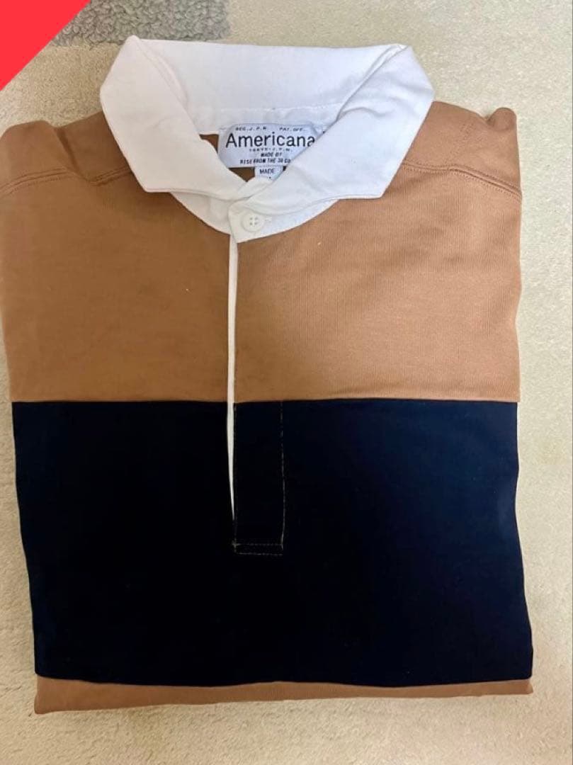 A……K Deuxieme Classe AMERICANA ラガーシャツ