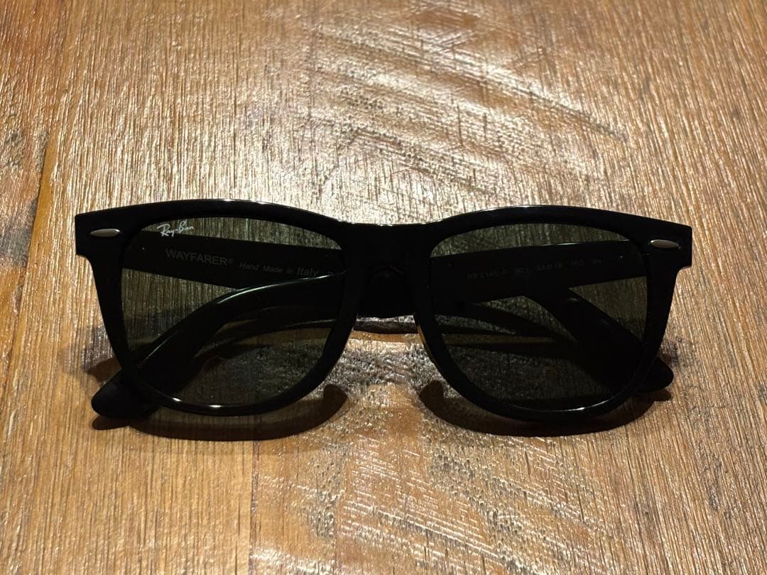 【人気】rayban ウェイファーラー　ブラック　RB2140-F