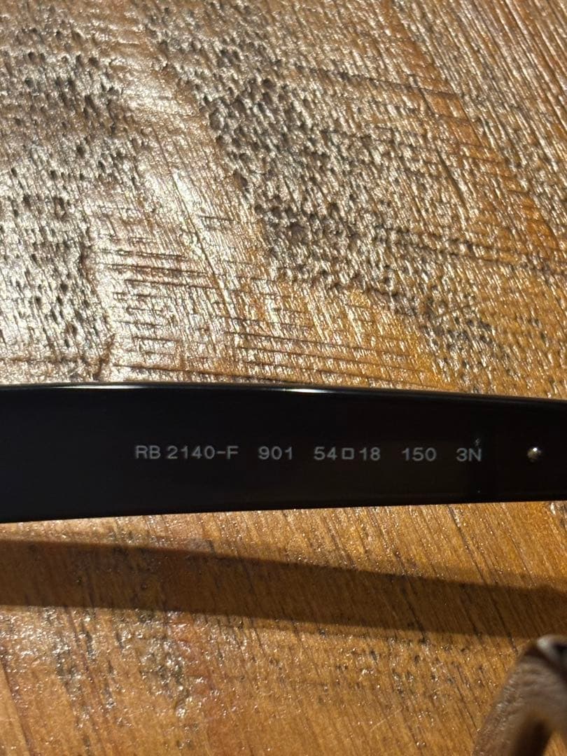 【人気】rayban ウェイファーラー　ブラック　RB2140-F
