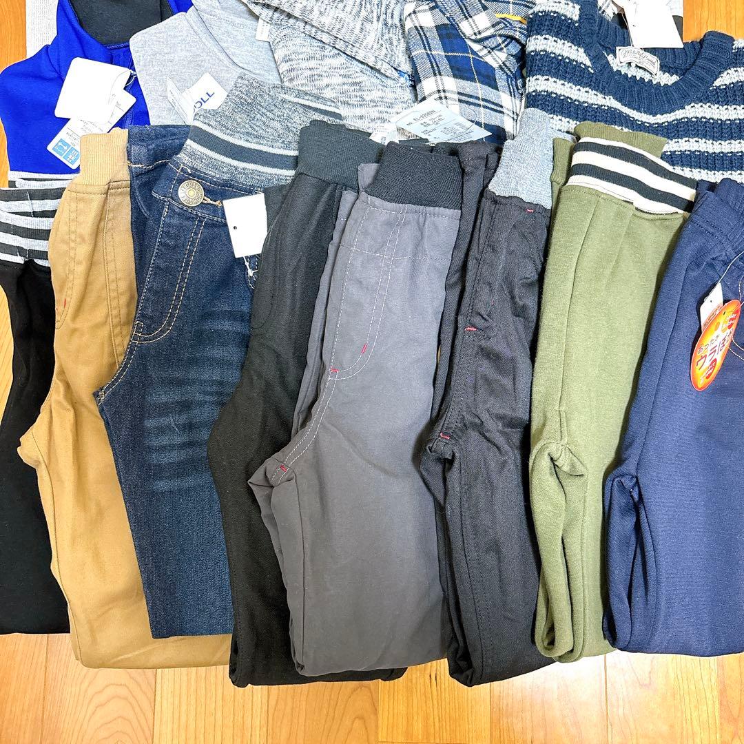 【新品】男の子 秋冬 冬服 長袖 トップス パンツ まとめ売り 140㎝